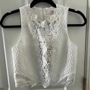 Rebecca Taylor 2-piece Cropped Top and Matching Skirt